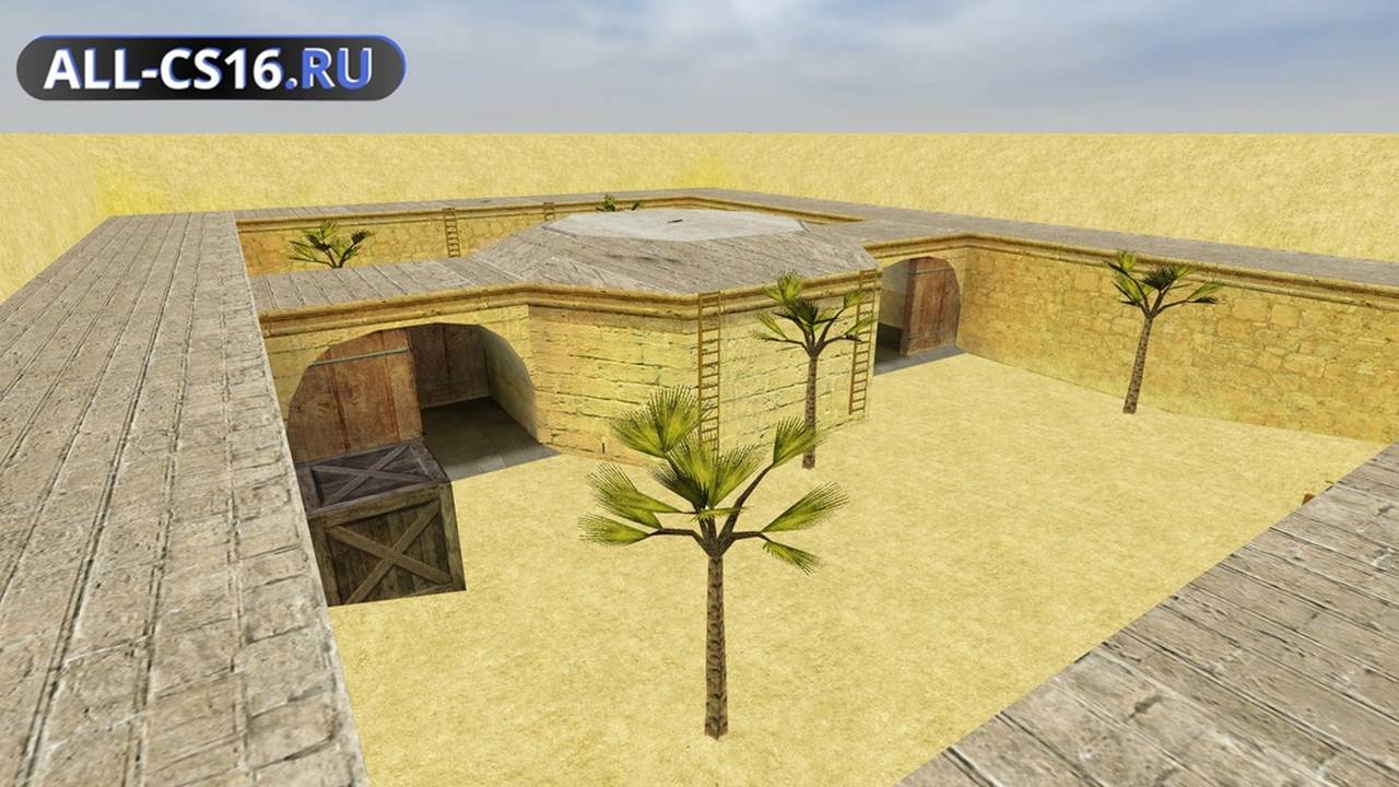 Карта «aim_dust_arena2» для CS 1.6 для CS 1.6