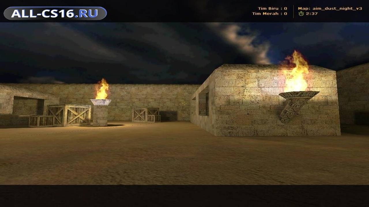 Карта «aim_dust_night_v3» для CS 1.6 для CS 1.6