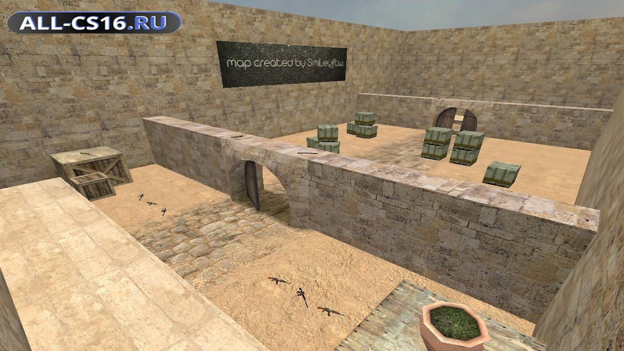 Карта «aim_dust_smiley» для CS 1.6 для CS 1.6