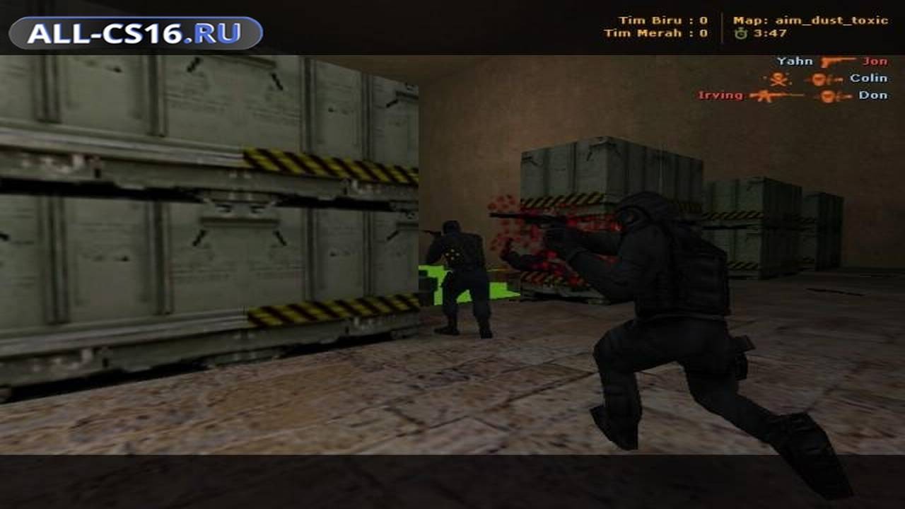 Карта «aim_dust_toxic_v2» для CS 1.6 для CS 1.6