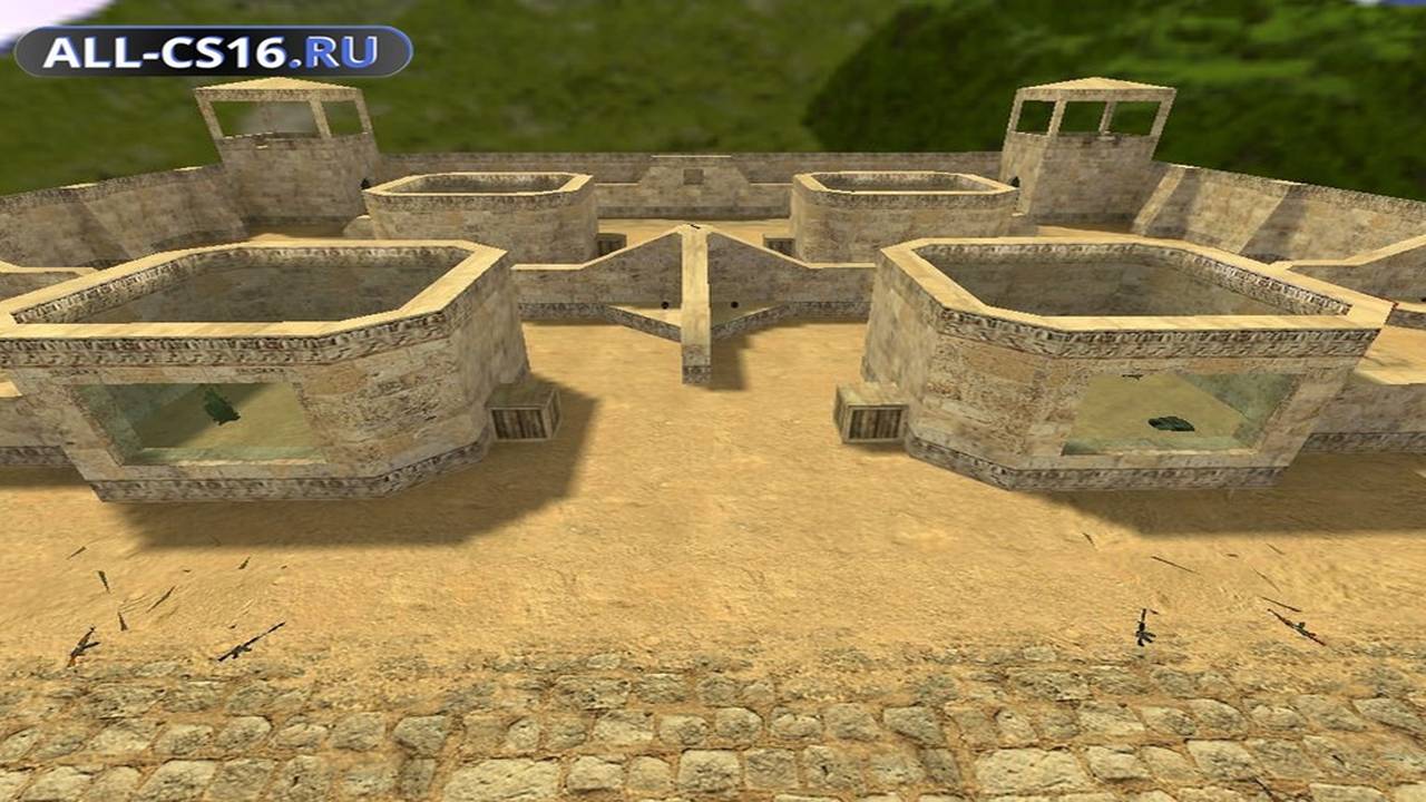 Карта «aim_dust_xclan» для CS 1.6 для CS 1.6