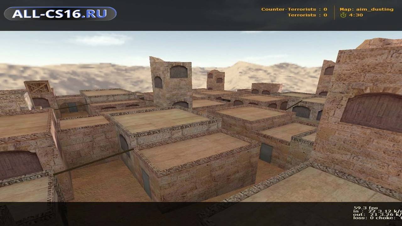 Карта «aim_dusting» для CS 1.6 для CS 1.6