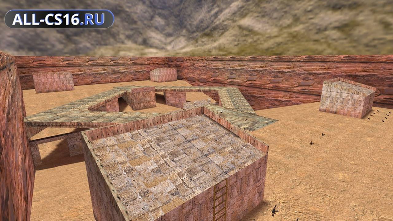 Карта «aim_dustspawn» для CS 1.6 для CS 1.6