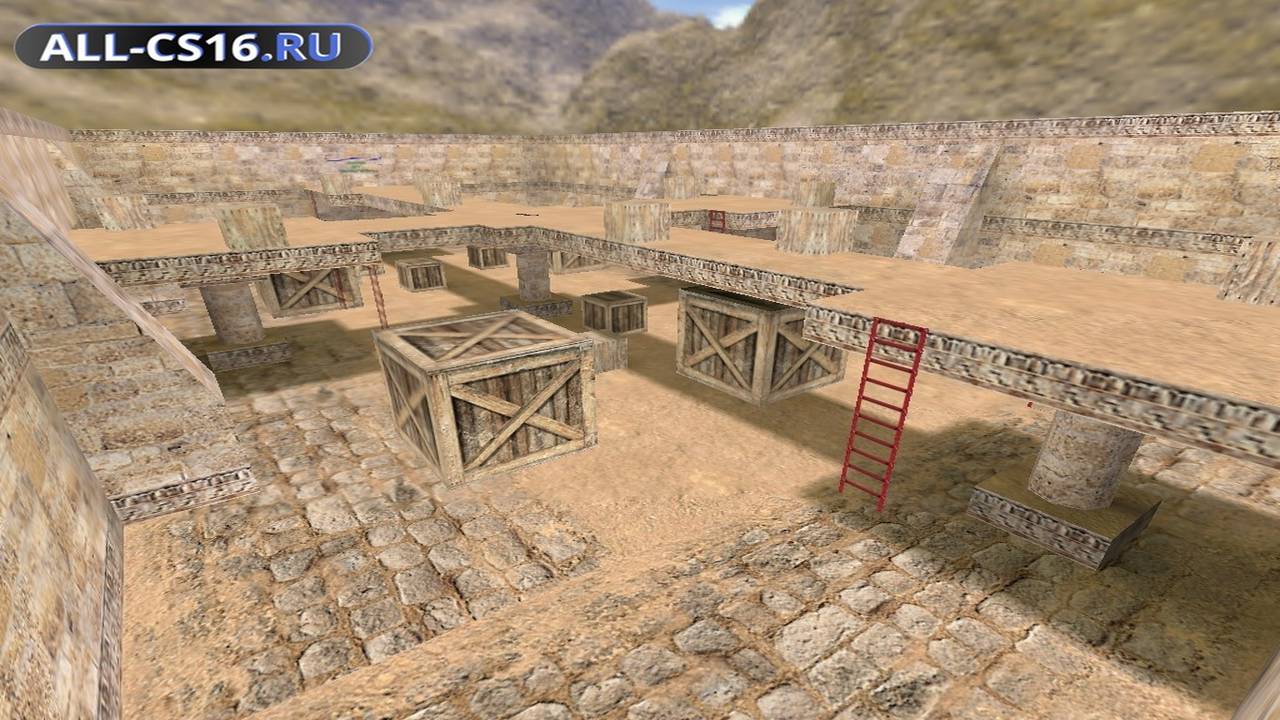 Карта «aim_dusty_ak» для CS 1.6 для CS 1.6