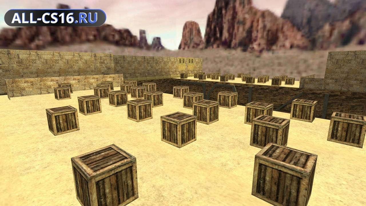 Карта «aim_dusty_r2k» для CS 1.6 для CS 1.6