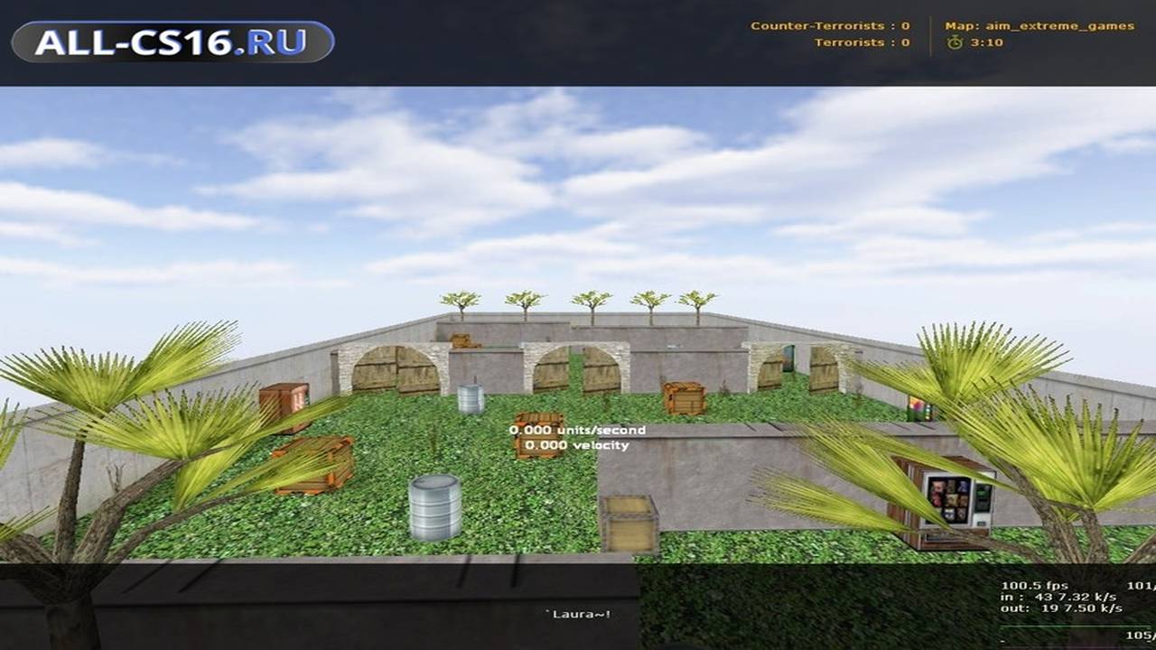 Карта «aim_extreme_games» для CS 1.6 для CS 1.6