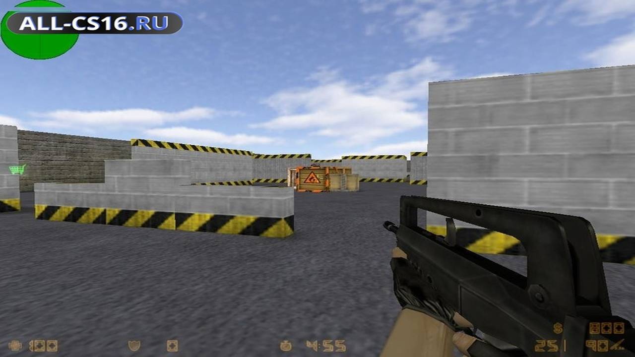 Карта «aim_famas_one» для CS 1.6 для CS 1.6