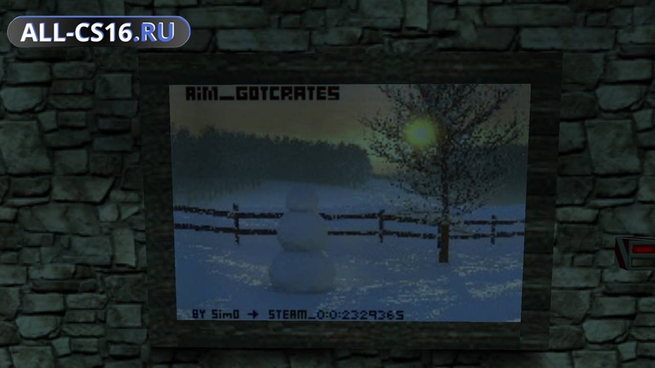 Карта «aim_g0tcrates» для CS 1.6 для CS 1.6