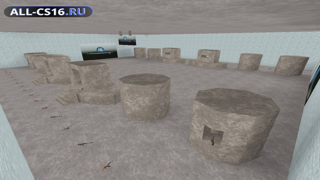 Карта «aim_gamesites_ny» для CS 1.6 для CS 1.6