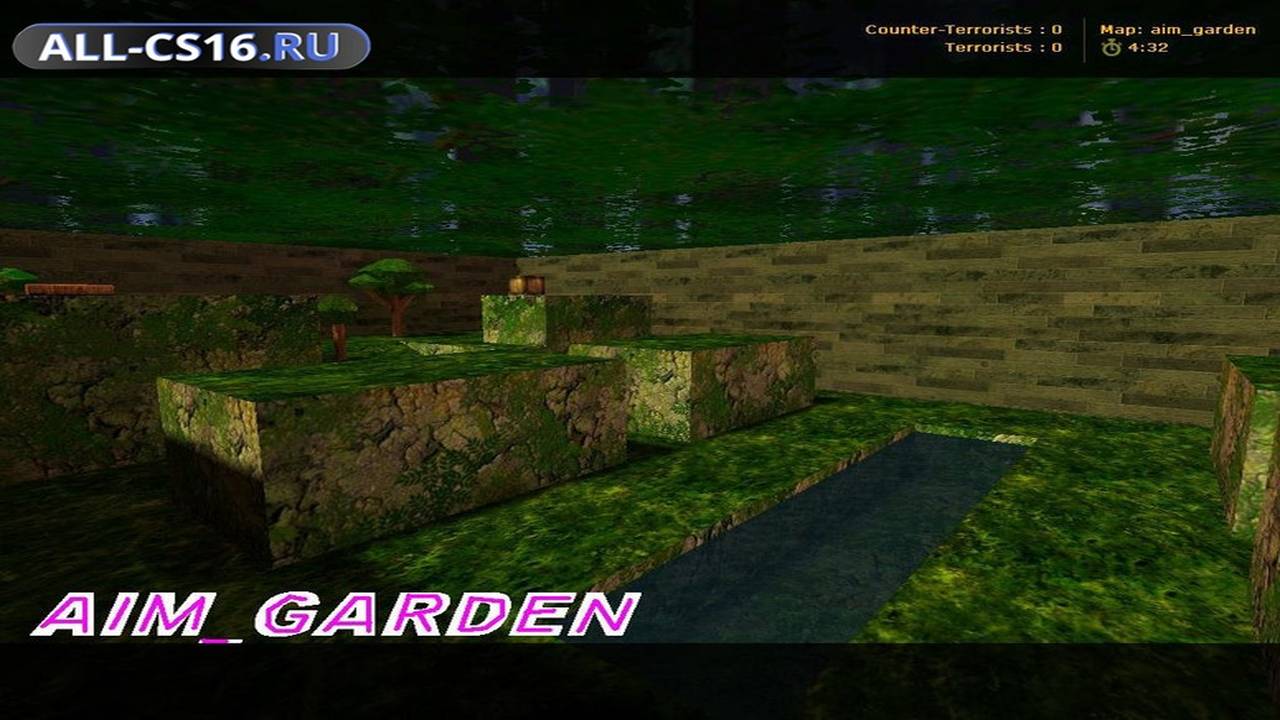 Карта «aim_garden» для CS 1.6 для CS 1.6