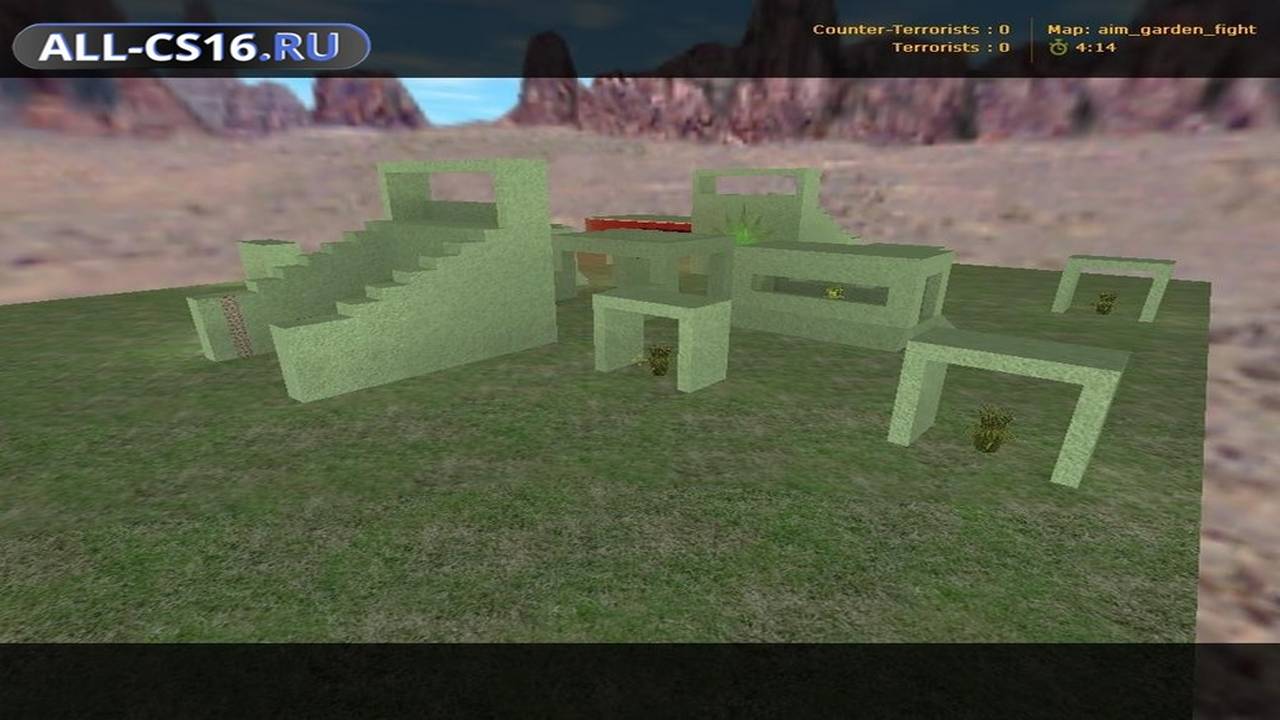 Карта «aim_garden_fight» для CS 1.6 для CS 1.6