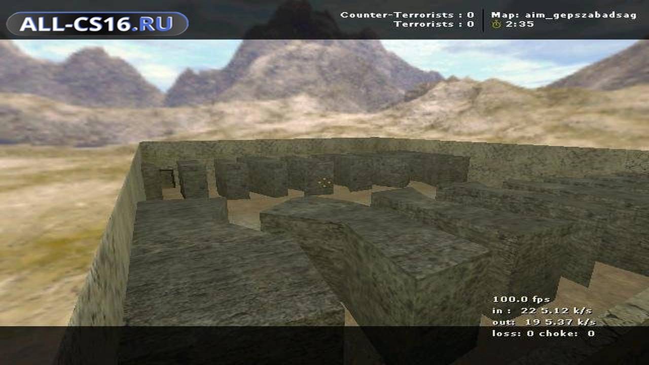 Карта «aim_gepszabadsag» для CS 1.6 для CS 1.6