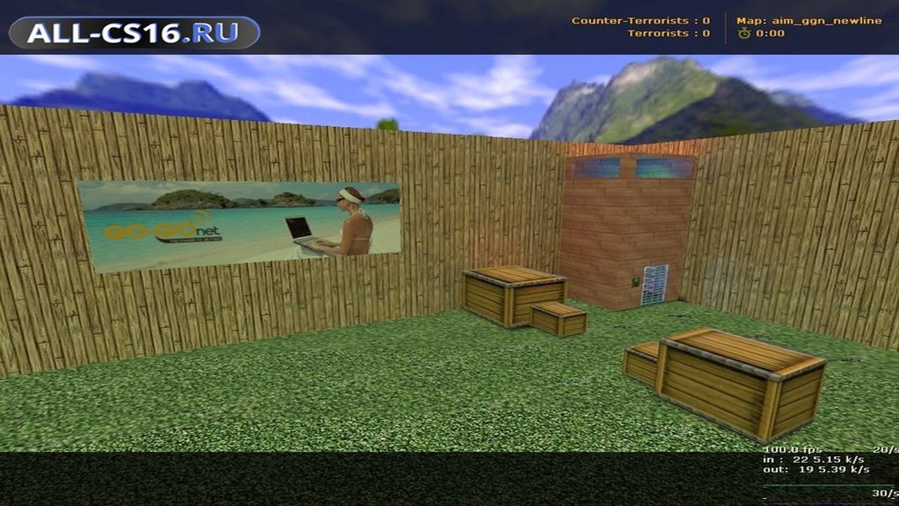 Карта «aim_ggn_newline» для CS 1.6 для CS 1.6