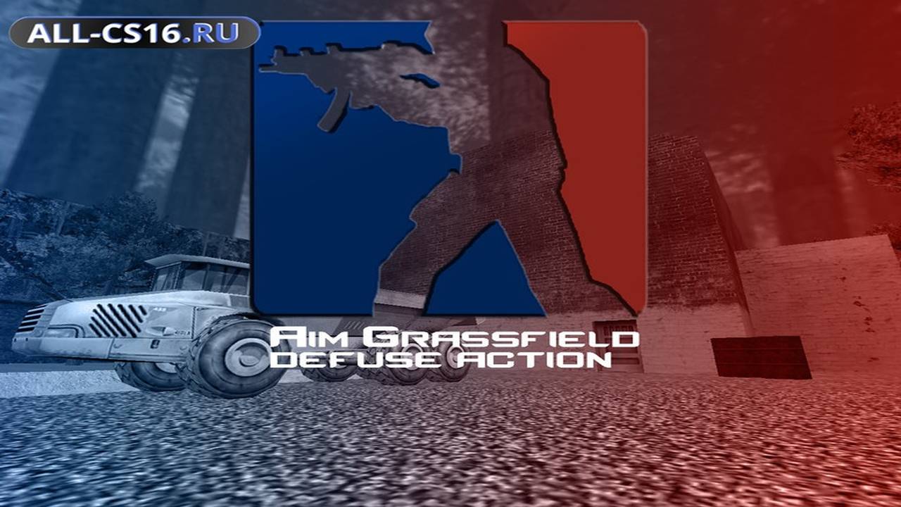 Карта «aim_grassfield» для CS 1.6 для CS 1.6