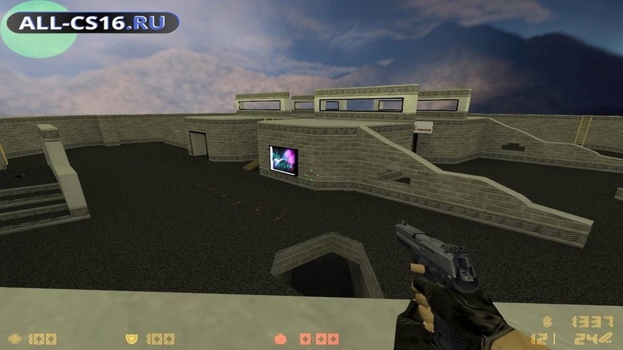 Карта «aim_gray_fg» для CS 1.6 для CS 1.6