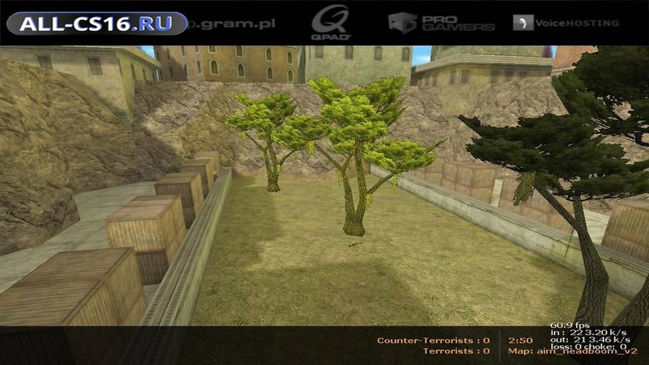 Карта «aim_headboom_v2» для CS 1.6 для CS 1.6