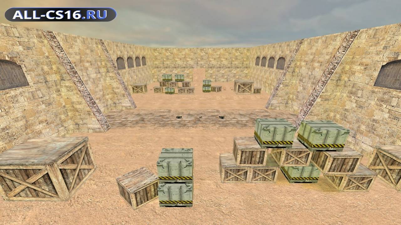 Карта «aim_headshot_dust» для CS 1.6 для CS 1.6