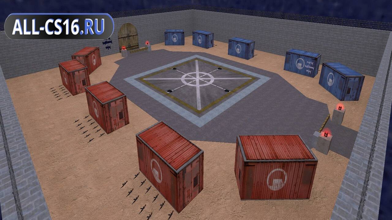 Карта «aim_heli_night» для CS 1.6 для CS 1.6