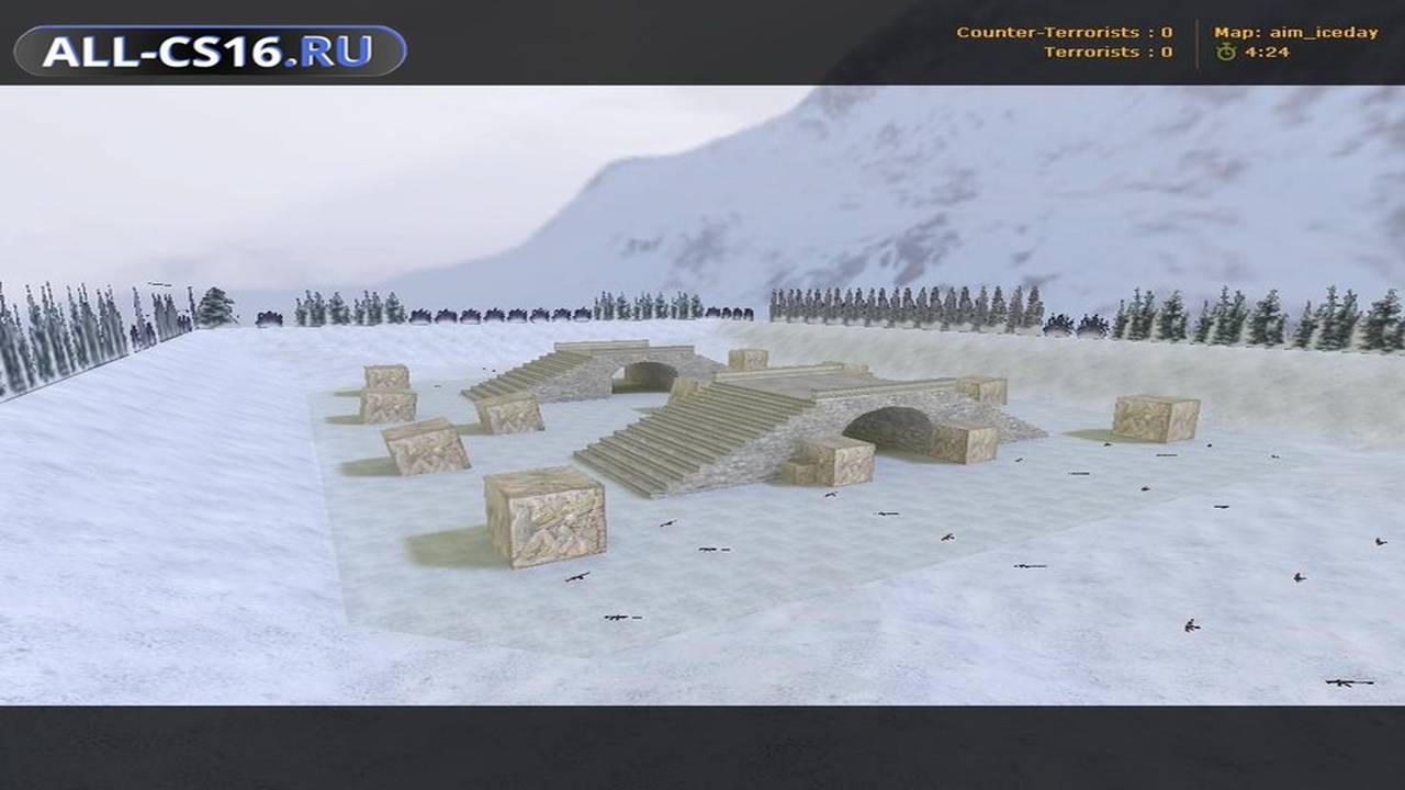 Карта «aim_iceday» для CS 1.6 для CS 1.6