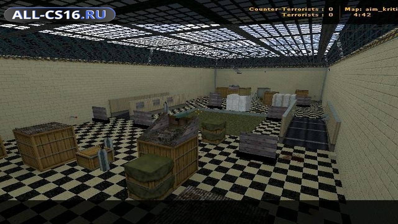 Карта «aim_kritic» для CS 1.6 для CS 1.6