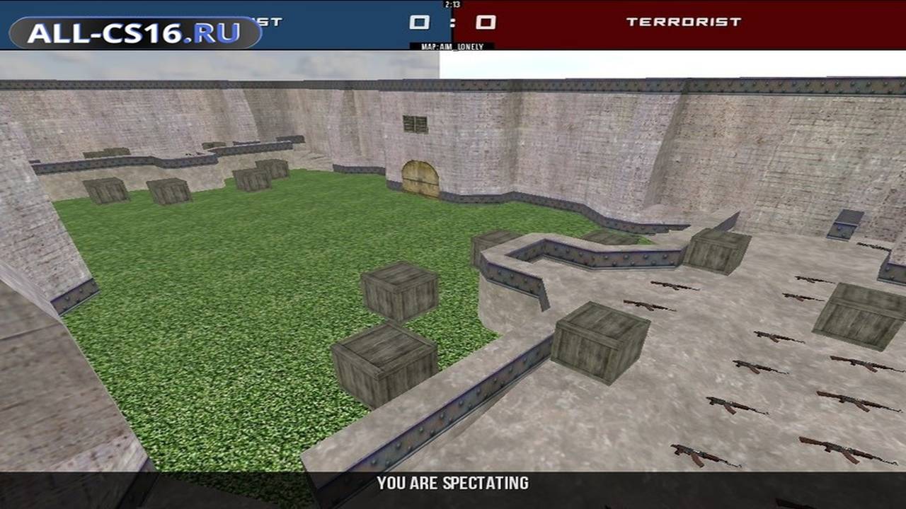 Карта «aim_lonely» для CS 1.6 для CS 1.6