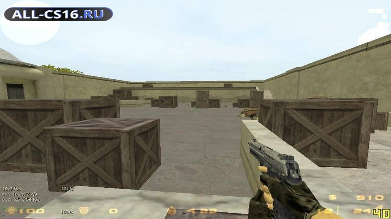 Карта «aim_map_csgo_beta1» для CS 1.6 для CS 1.6