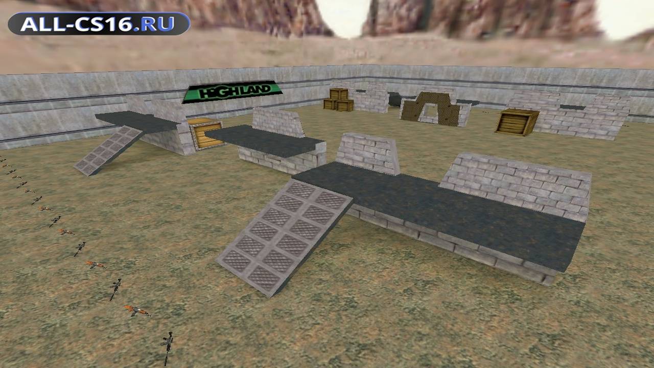 Карта «aim_map_hlo» для CS 1.6 для CS 1.6