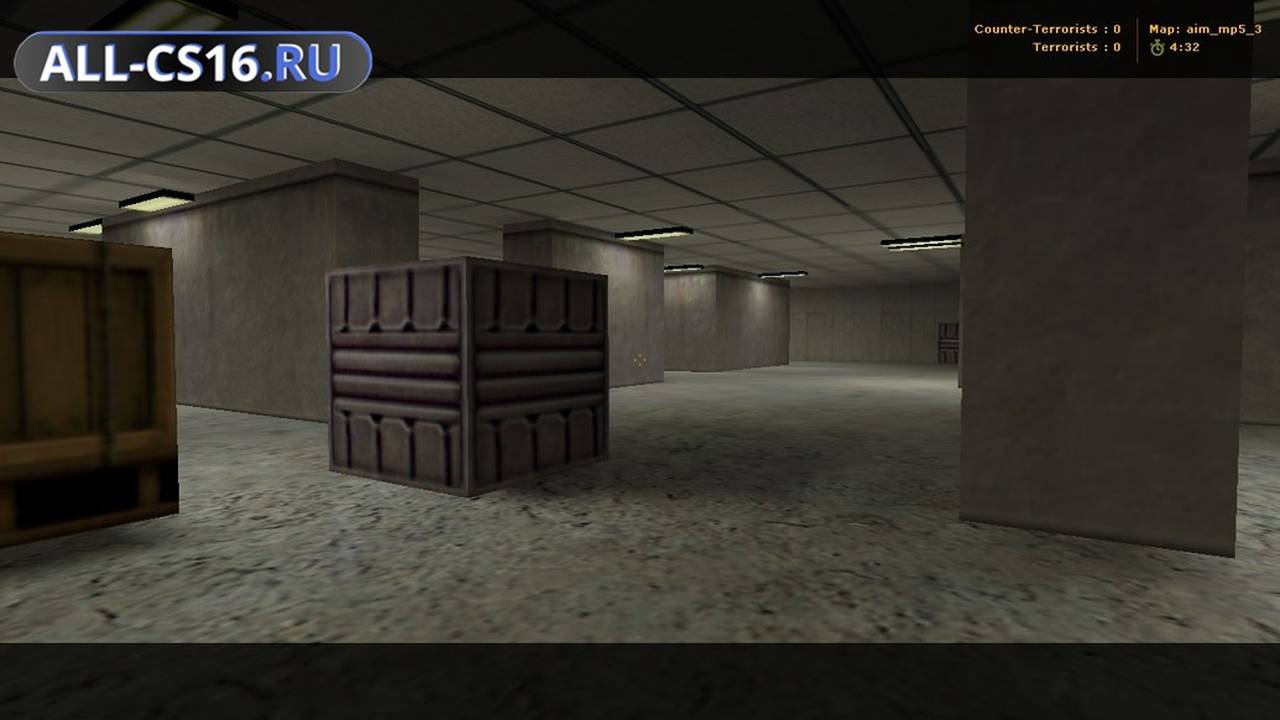 Карта «aim_mp5_3» для CS 1.6 для CS 1.6