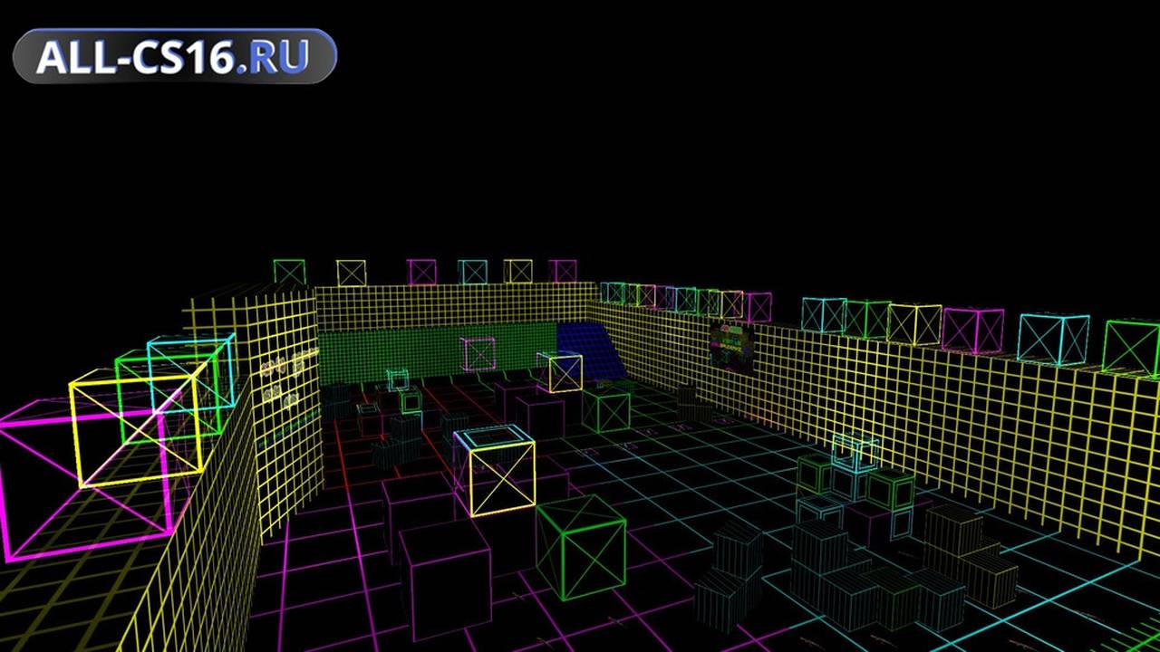 Карта «aim_neon» для CS 1.6 для CS 1.6