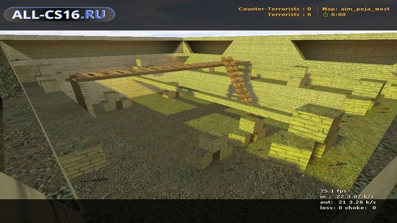 Карта «aim_peja_west» для CS 1.6 для CS 1.6
