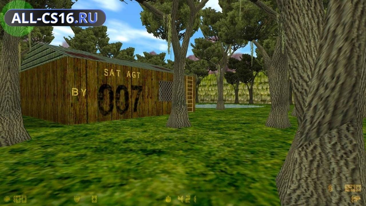 Карта «aim_satteam_forest» для CS 1.6 для CS 1.6