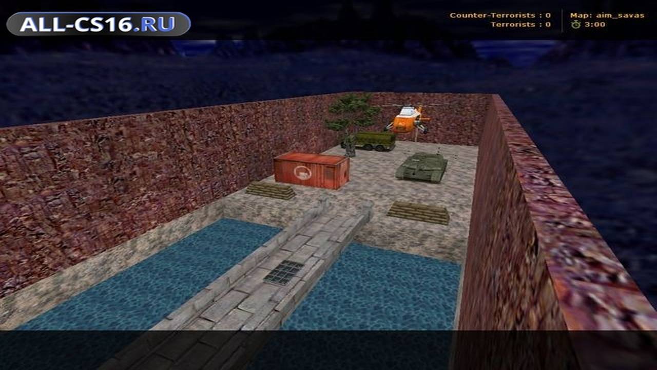 Карта «aim_savas» для CS 1.6 для CS 1.6