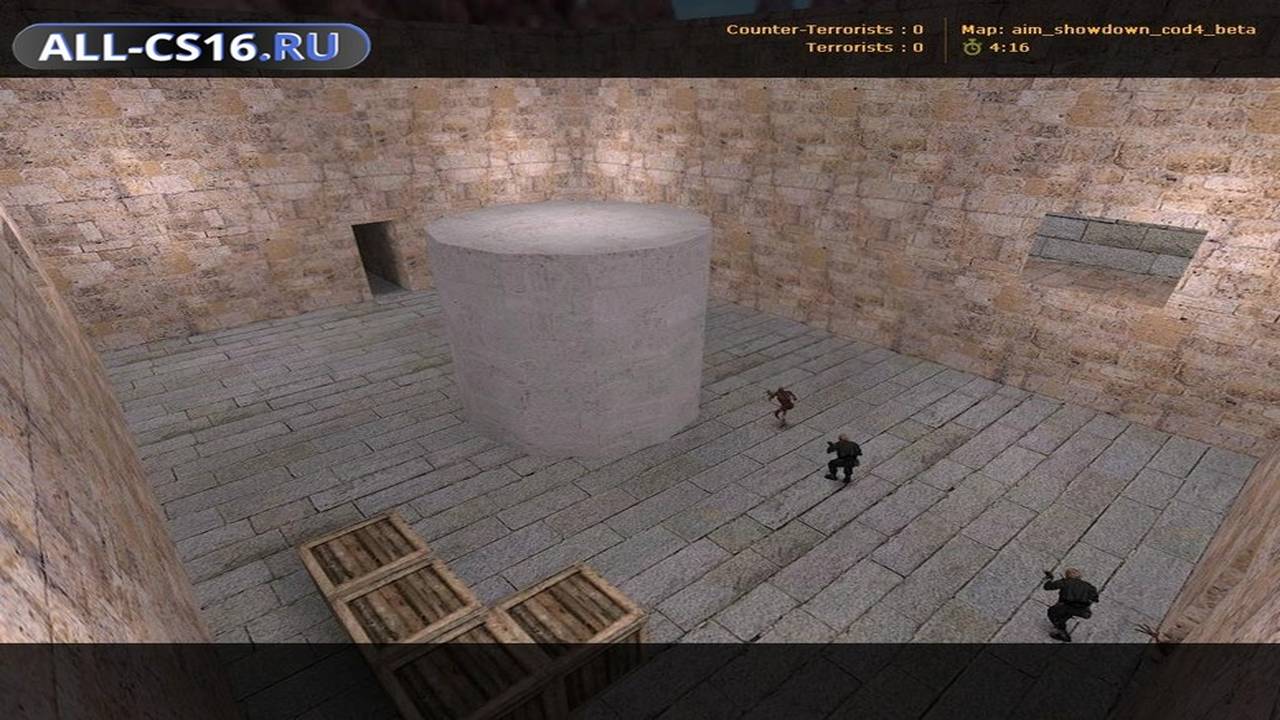 Карта «aim_showdown_cod4_beta» для CS 1.6 для CS 1.6