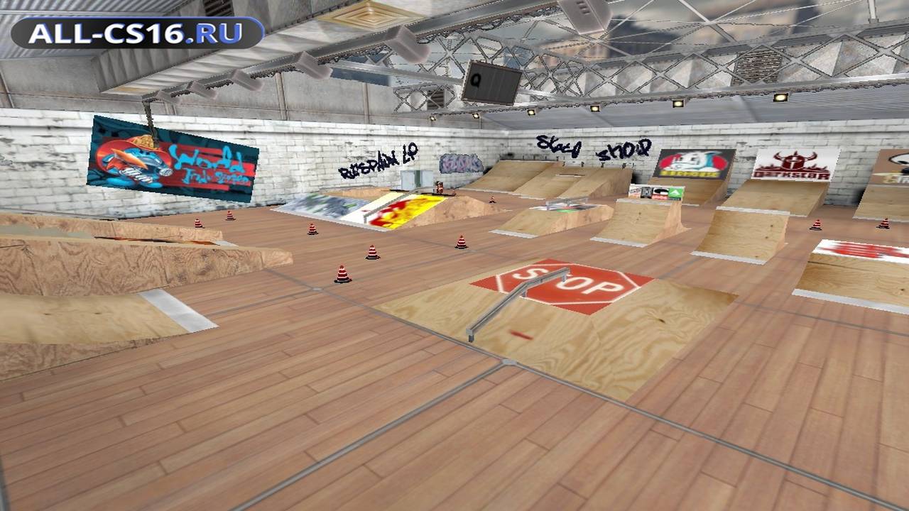 Карта «aim_skatepark_csz» для CS 1.6 для CS 1.6