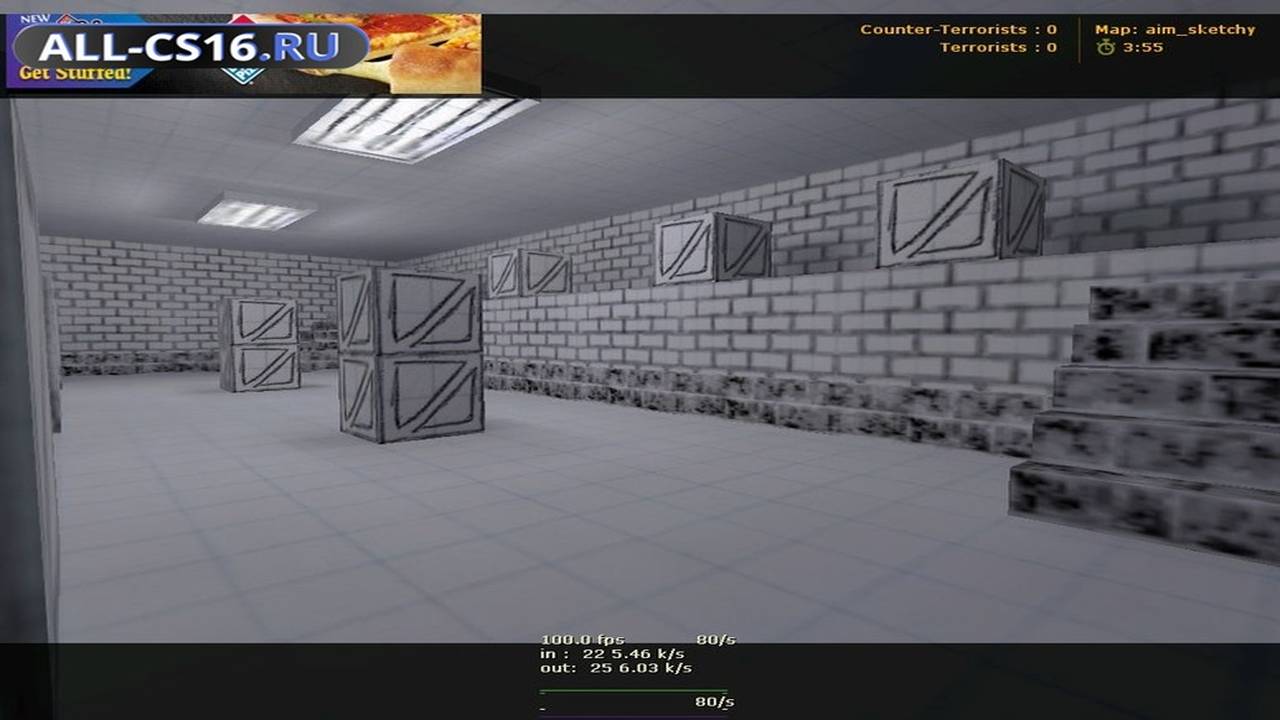 Карта «aim_sketchy» для CS 1.6 для CS 1.6