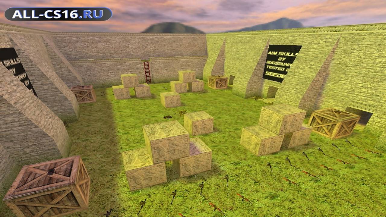 Карта «aim_skills» для CS 1.6 для CS 1.6