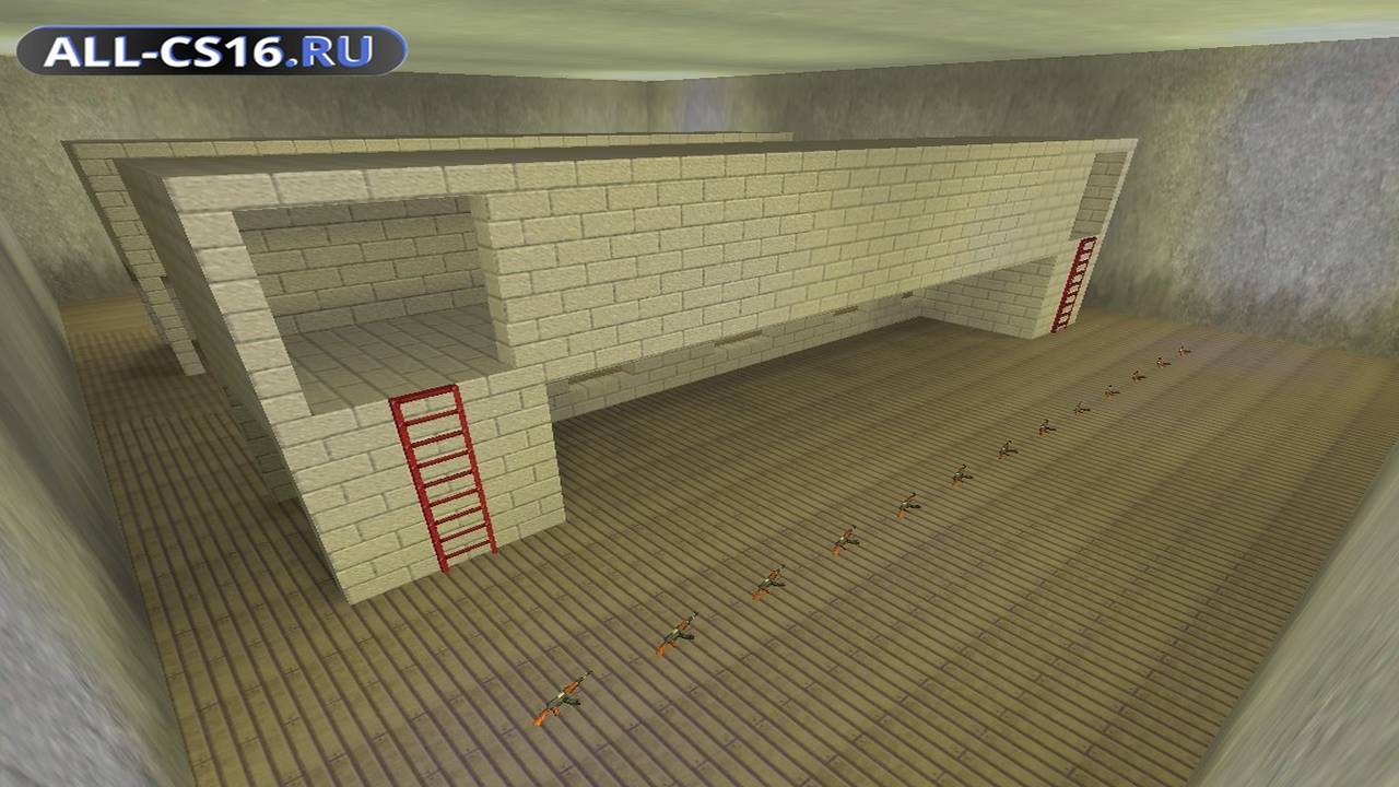 Карта «aim_small_v2» для CS 1.6 для CS 1.6