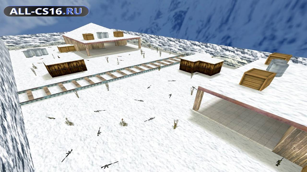 Карта «aim_snow» для CS 1.6 для CS 1.6