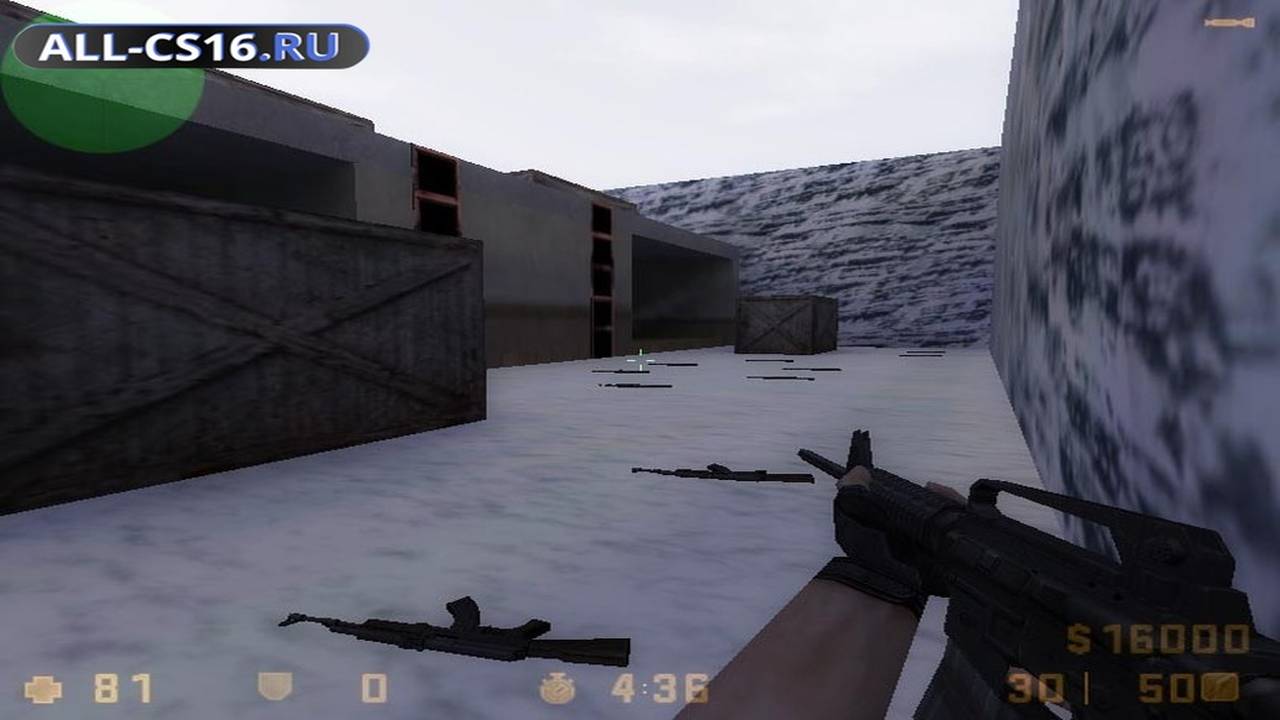 Карта «aim_snowhouse» для CS 1.6 для CS 1.6