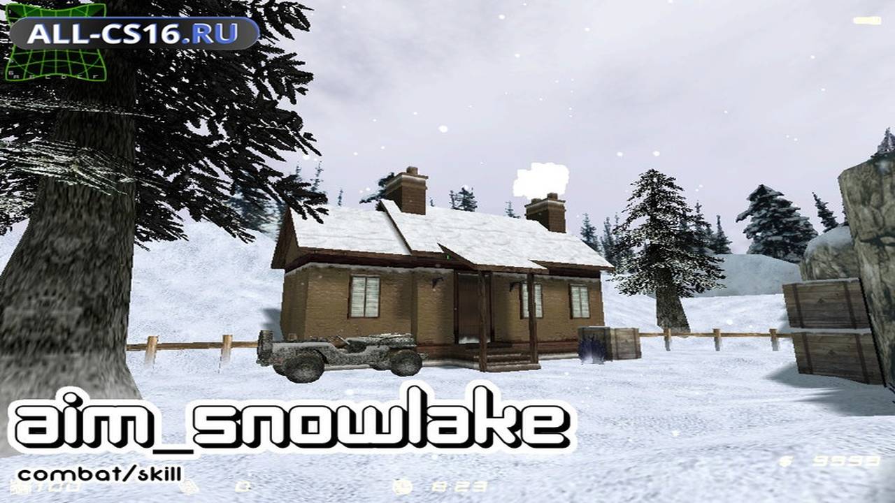 Карта «aim_snowlake» для CS 1.6 для CS 1.6