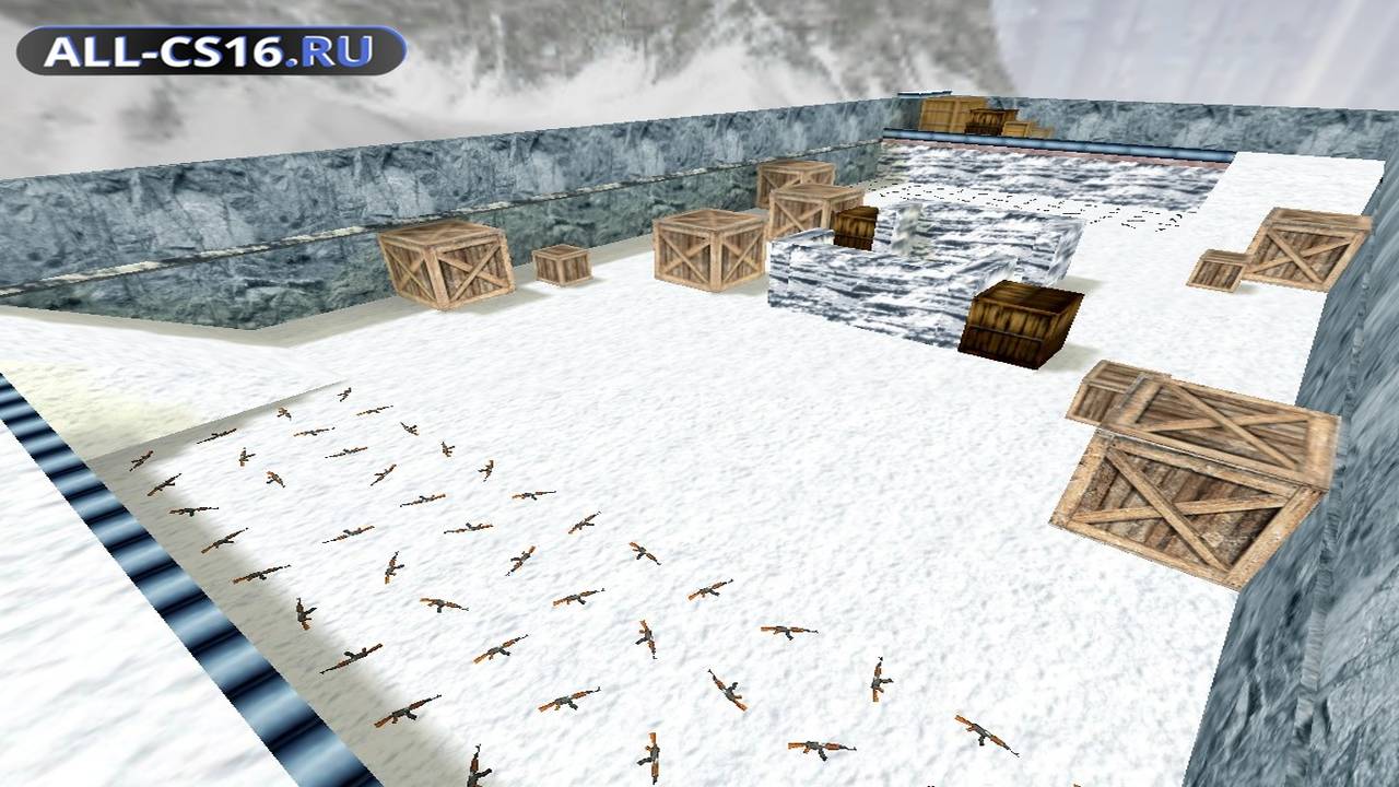 Карта «aim_snowluck» для CS 1.6 для CS 1.6