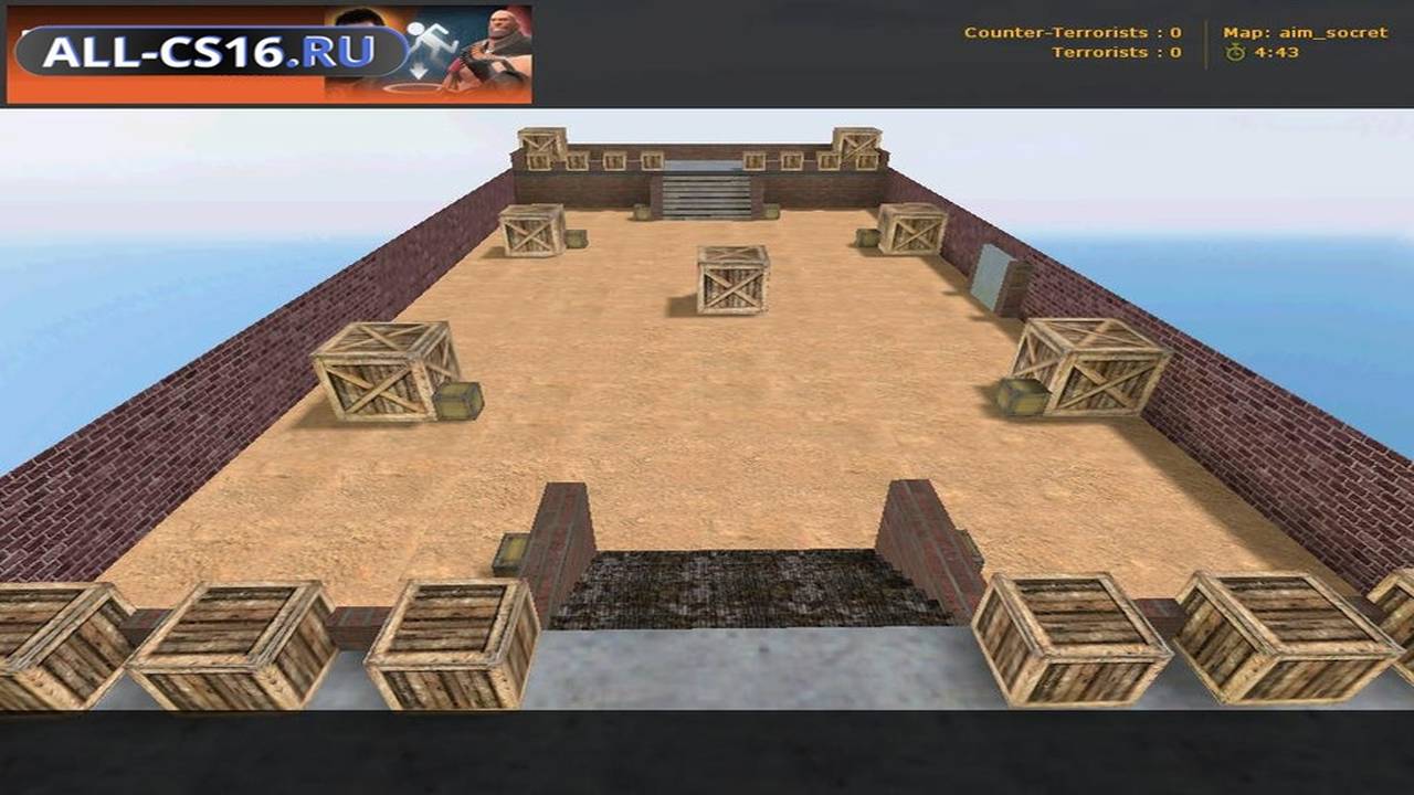 Карта «aim_socret» для CS 1.6 для CS 1.6