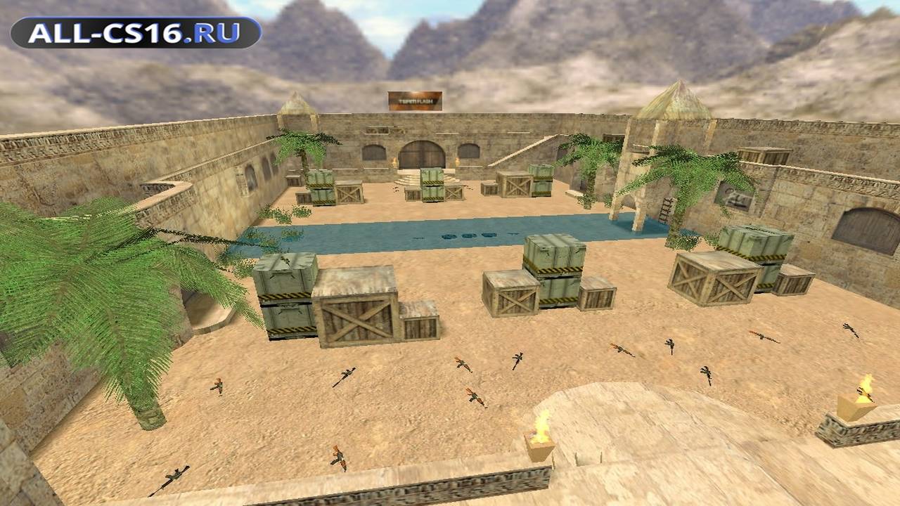 Карта «aim_teamflash» для CS 1.6 для CS 1.6