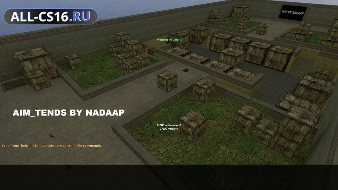 Карта «aim_tends» для CS 1.6 для CS 1.6