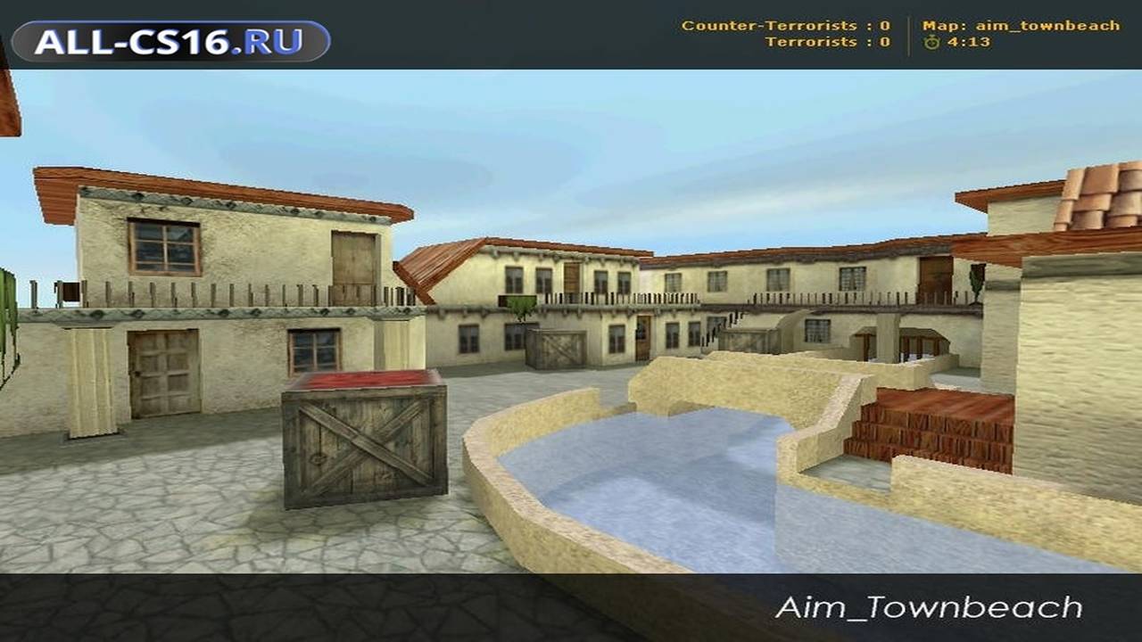Карта «aim_townbeach» для CS 1.6 для CS 1.6