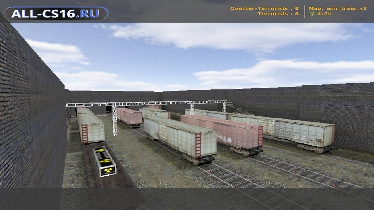 Карта «aim_train_v2» для CS 1.6 для CS 1.6