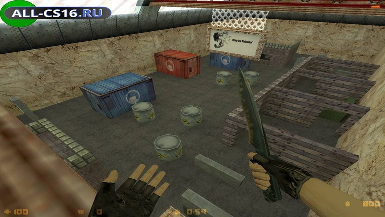 Карта «aim_trainhouse» для CS 1.6 для CS 1.6