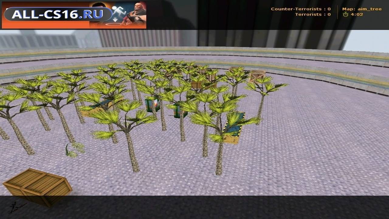 Карта «aim_tree» для CS 1.6 для CS 1.6