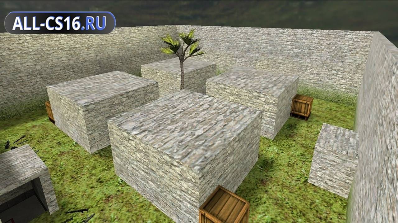 Карта «aim_underaztec» для CS 1.6 для CS 1.6