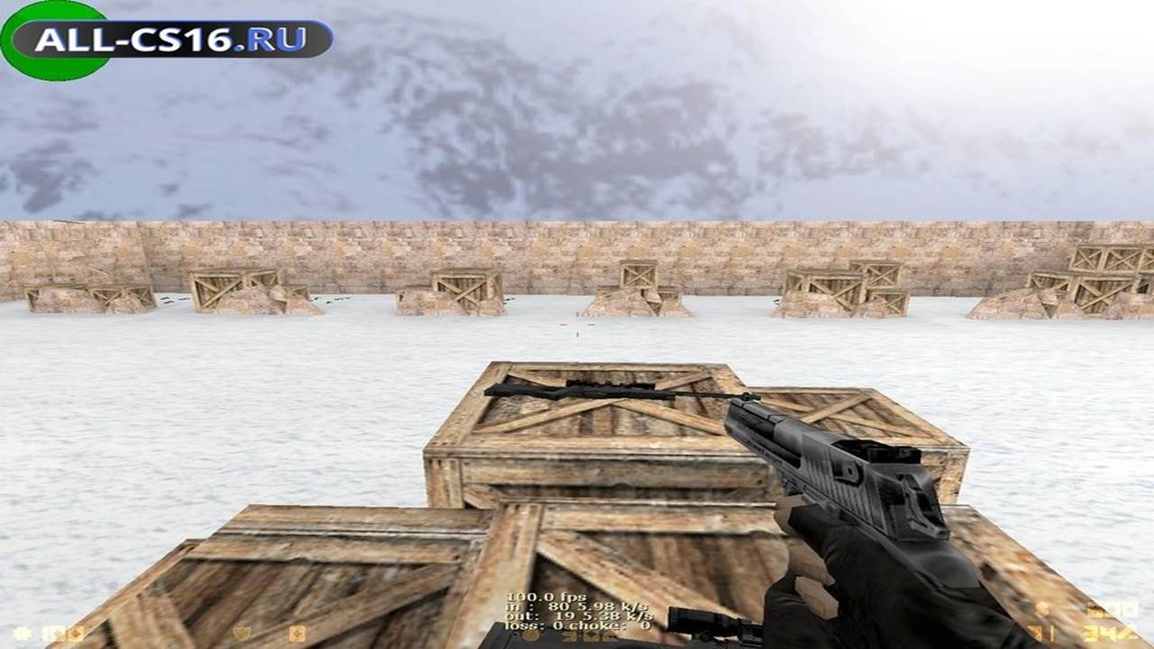 Карта «aim_whitedust» для CS 1.6 для CS 1.6